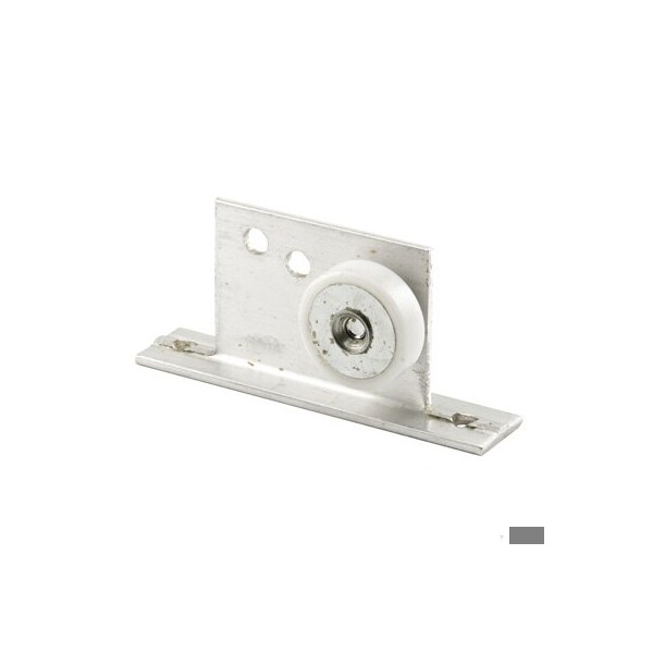 Prime-Line Tub Enclosure Roller and Bracket Assembly, 3/4in, Flat Edge Nylon Tire, Steel Ball Bearings, PR M 6035 - main
